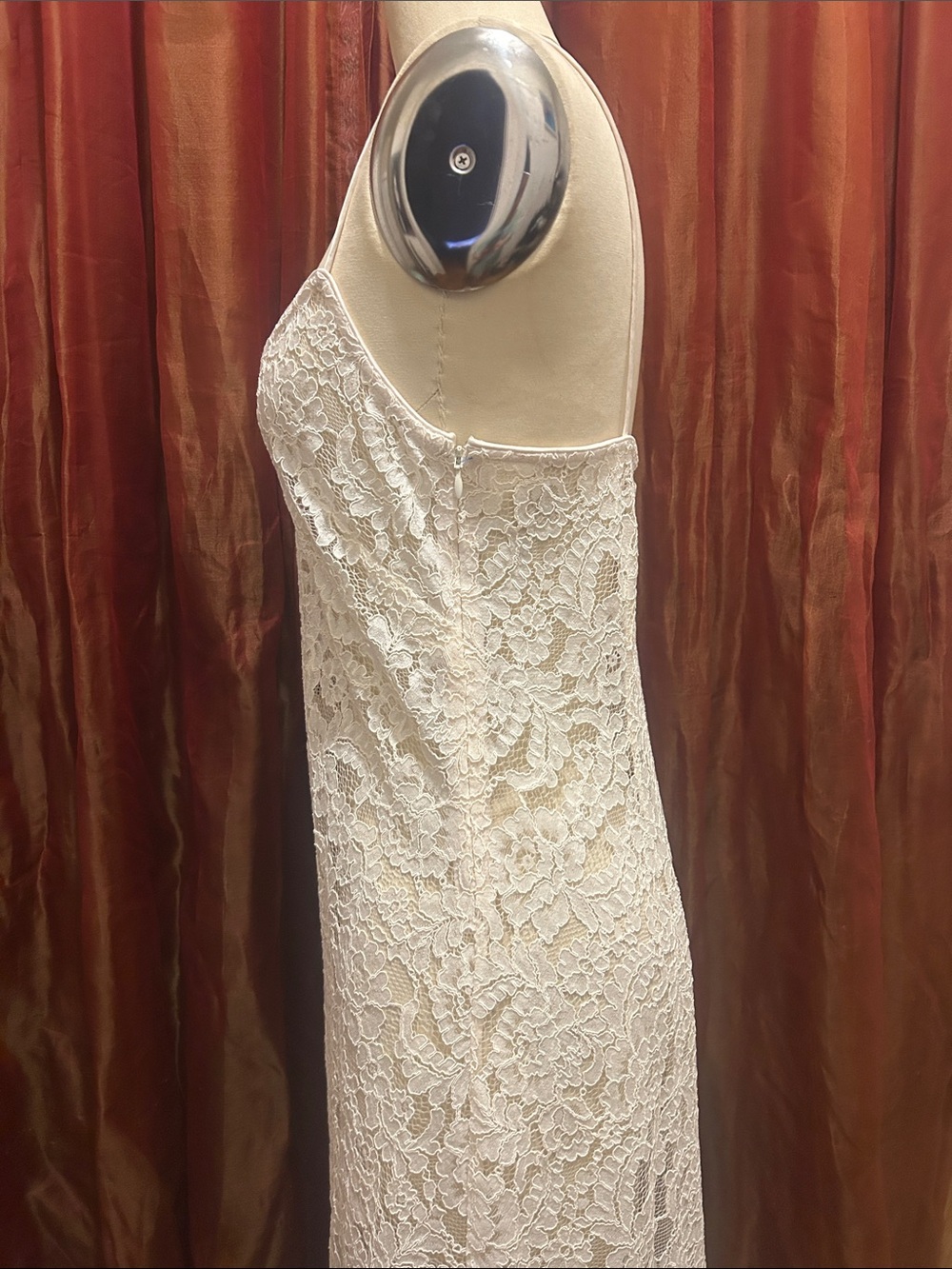 Doen Ivory Lace Midi Slip Dress - Picture 5 of 13